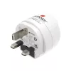 Hama 00223483 przejściówka wtyczki zasilania Typ G (UK) Typ F Biały