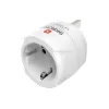 Hama 00223483 przejściówka wtyczki zasilania Typ G (UK) Typ F Biały