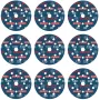 Tarcza szlifierska Bosch 2608902407 Ø125 mm — 1 szt. tarczy ściernej do szlifierek rotacyjnych/mimośrodowych