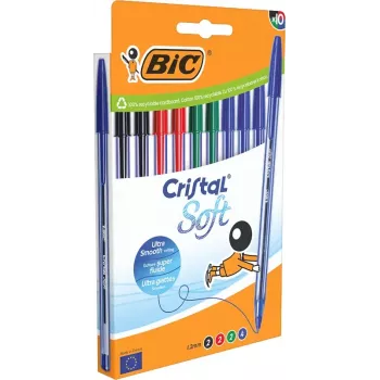 Długopis automatyczny BIC 516359 różne kolory 10 szt.