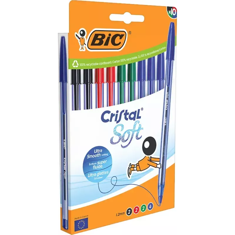 Długopis automatyczny BIC 516359 różne kolory 10 szt.