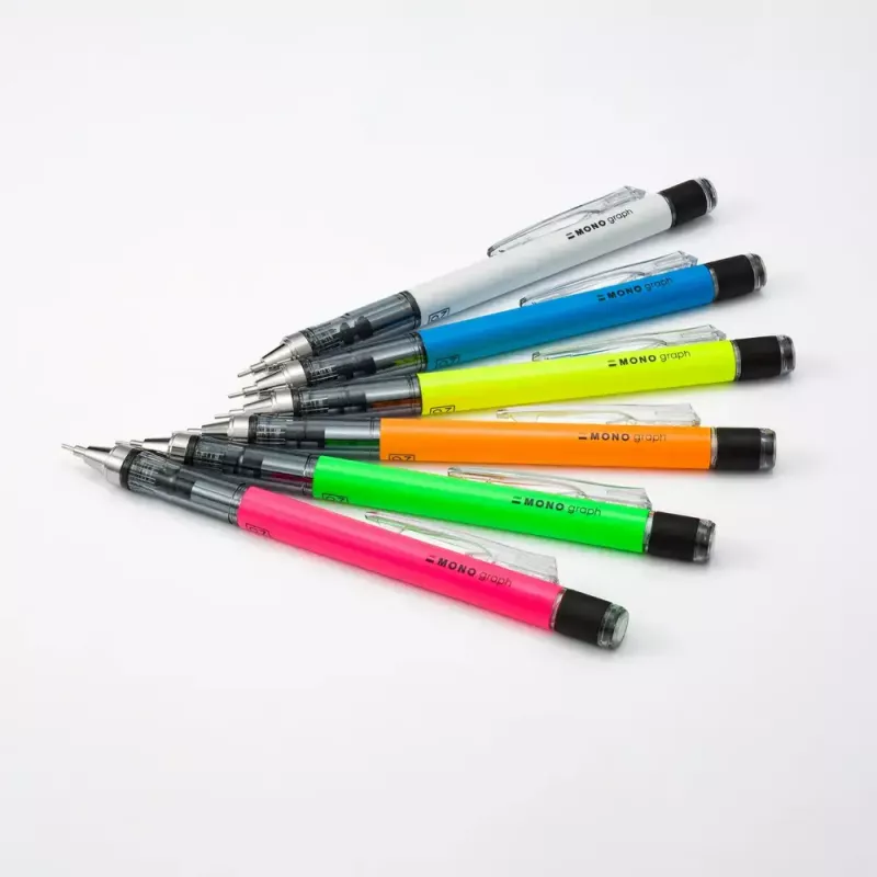 Ołówek automatyczny Tombow MONO graph 0,7 mm Biały