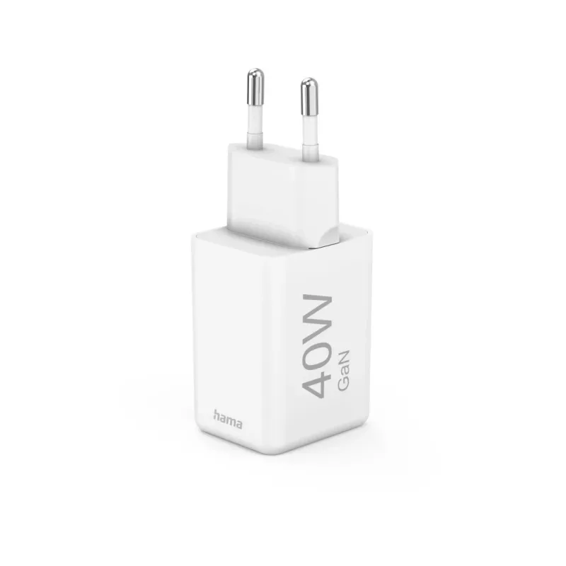 Ładowarka Hama 00201989 do urządzeń mobilnych Zestaw słuchawkowy, Laptop, Powerbank, Smartfon, Tablet Biała AC Szybkie ładowanie Wewnętrzna