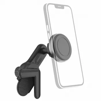 Hama 00201988 uchwyt Aktywny uchwyt Telefon komórkowy/Smartfon Czarny, Srebrny