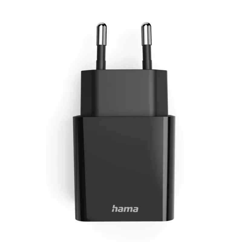 Hama 00201959 ładowarka do urządzeń mobilnych Zestaw słuchawkowy, Powerbank, Smartfon, Tablet Czarny AC Szybkie ładowanie Wewnętrzna