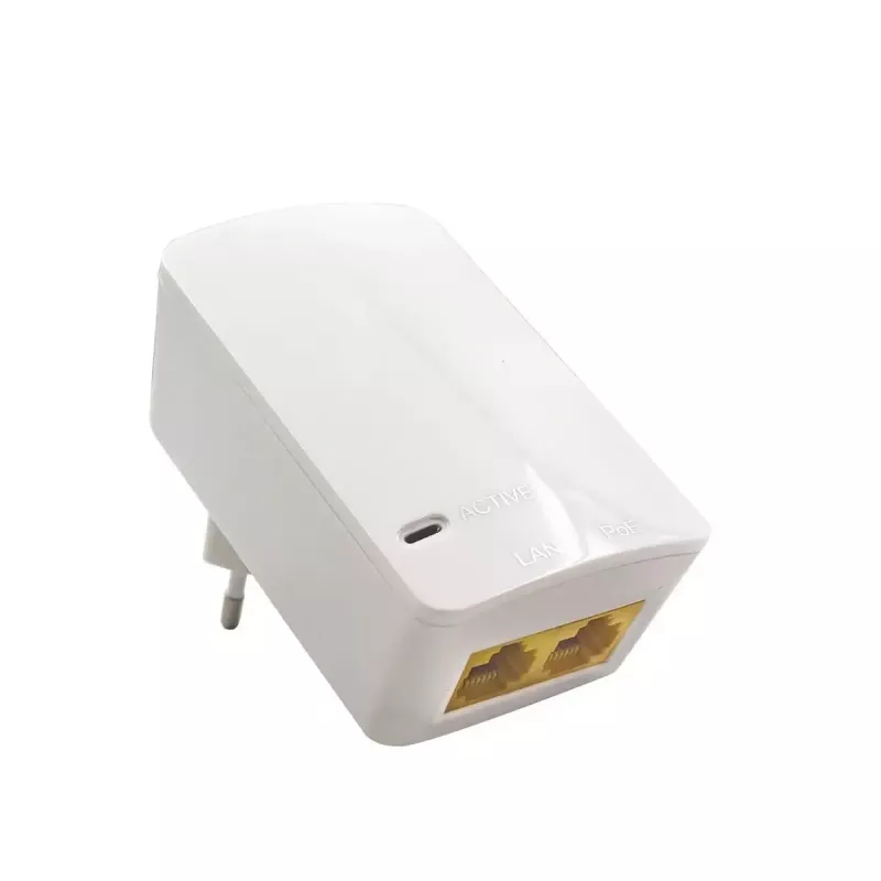 Iniektor PoE MicroConnect MC-POEINJ-EU — jednoportowe zasilanie przez Ethernet