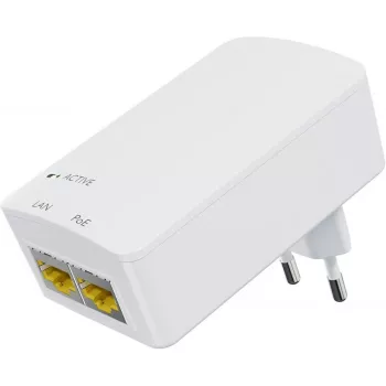 Iniektor PoE MicroConnect MC-POEINJ-EU — jednoportowe zasilanie przez Ethernet