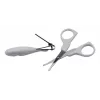 Nożyczki/obcinacz do paznokci Olympia BS 869 biały — kompaktowe narzędzie do manicure, opakowanie 119×17×209 mm