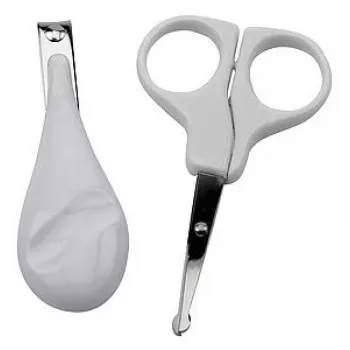 Nożyczki/obcinacz do paznokci Olympia BS 869 biały — kompaktowe narzędzie do manicure, opakowanie 119×17×209 mm