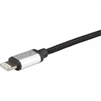 Kabel Lightning Renkforce RF-4683966 3 m Czarny Srebrny
