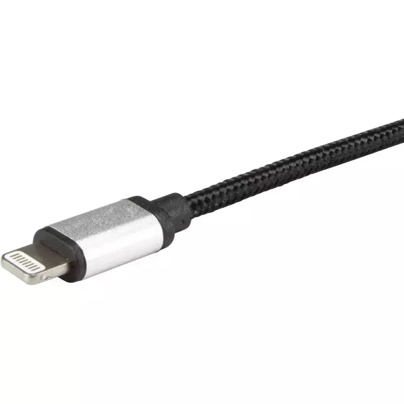 Kabel Lightning Renkforce RF-4683966 3 m Czarny Srebrny
