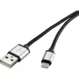 Kabel Lightning Renkforce RF-4683966 3 m Czarny Srebrny