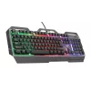 Klawiatura gamingowa Trust GXT 856 Torac USB QWERTZ niemiecka Czarna RGB LED
