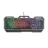 Klawiatura gamingowa Trust GXT 856 Torac USB QWERTZ niemiecka Czarna RGB LED