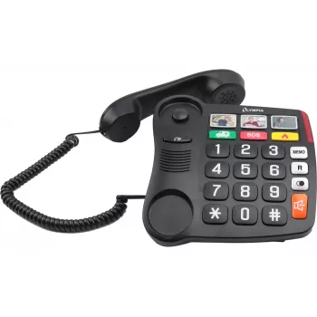 Telefon analogowy Olympia 4500 Czarny Biały