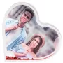 Ramka na jedno zdjęcie Hama Heart, czerwona, przezroczysta