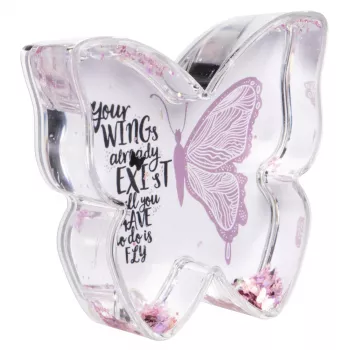 Hama Butterfly Pojedyncza ramka na zdjęcia Różowy, Przezroczysty