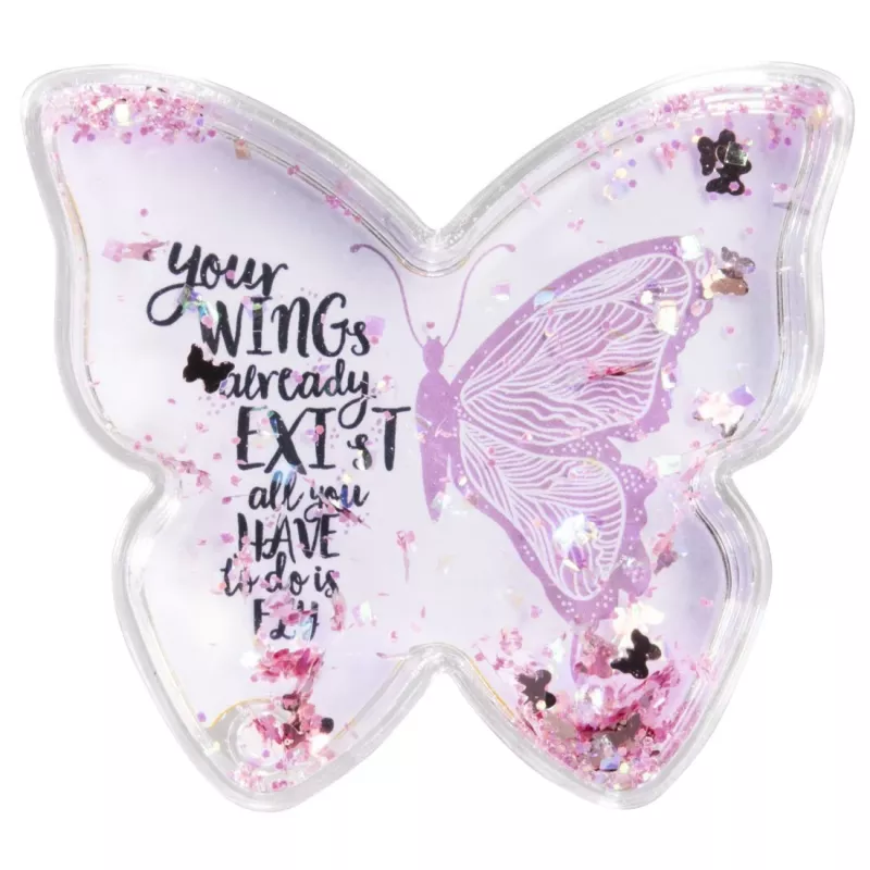 Hama Butterfly Pojedyncza ramka na zdjęcia Różowy, Przezroczysty