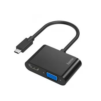 Hama 00200313 Adapter graficzny USB 4096 x 2160 pikseli Czarny