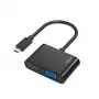 Hama 00200313 Adapter graficzny USB 4096 x 2160 pikseli Czarny