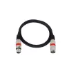 Przewód audio Omnitronic 30220406 1 m złącze XLR 3-sty. czarny