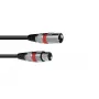 Przewód audio Omnitronic 30220406 1 m złącze XLR 3-sty. czarny