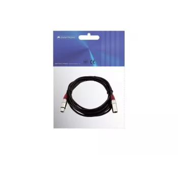 Kabel audio XLR 3-pin Omnitronic 3022050R 5m Czarny