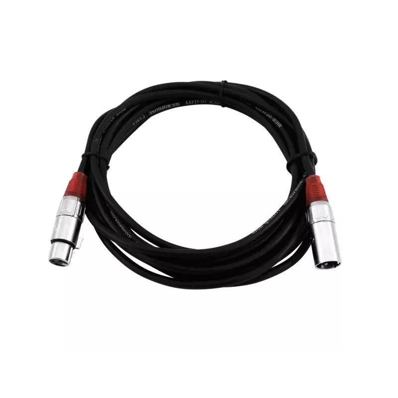Kabel audio XLR 3-pin Omnitronic 3022050R 5m Czarny