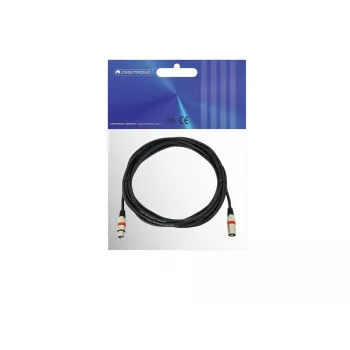 Kabel audio XLR 3-pin Omnitronic 3022052R 7.5 m Czarny