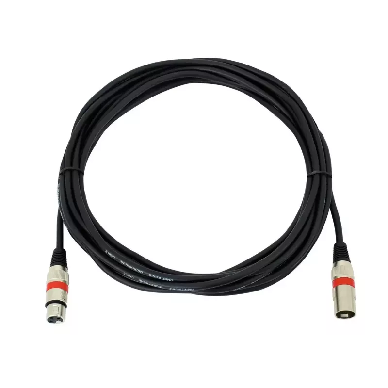 Kabel audio XLR 3-pin Omnitronic 3022052R 7.5 m Czarny