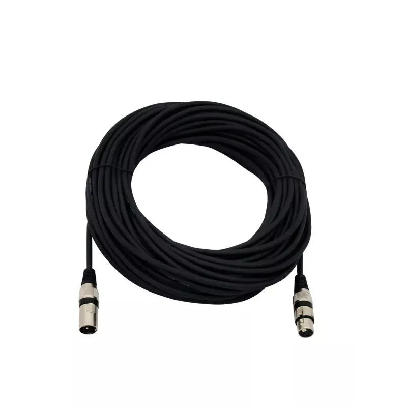 Przewód audio Omnitronic 30220590 25 m XLR 3-pin czarny