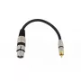 Kabel audio XLR (3-pin) RCA Omnitronic 3022075J 0,15 m Czarny