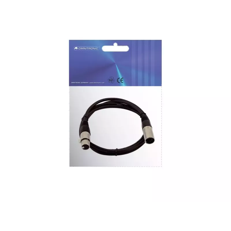 Kabel audio XLR 5-pin Omnitronic 30220765