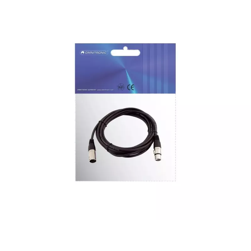 Kabel audio XLR 5-pin Omnitronic 30220769