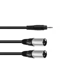 Kabel audio 3m Omnitronic 30225157