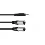 Kabel audio 3m Omnitronic 30225157