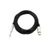 Kabel audio Omnitronic 30225170 5 m XLR 3-pin 6,35 mm czarny
