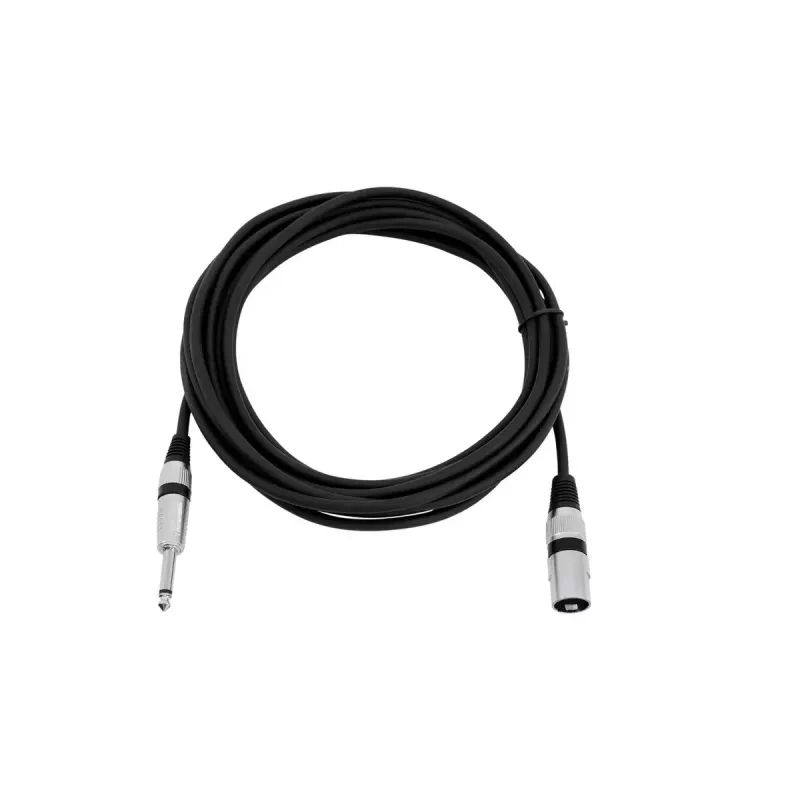 Kabel audio XLR 3-pin 6,35 mm Omnitronic 3022519C 5 m czarny