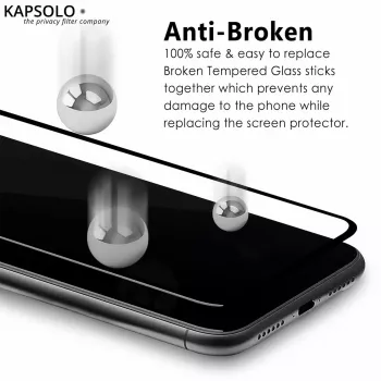 Szkło hartowane KAPSOLO iPhone X