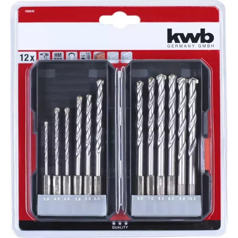 Wiertło do muru KWB 108840 12 szt.