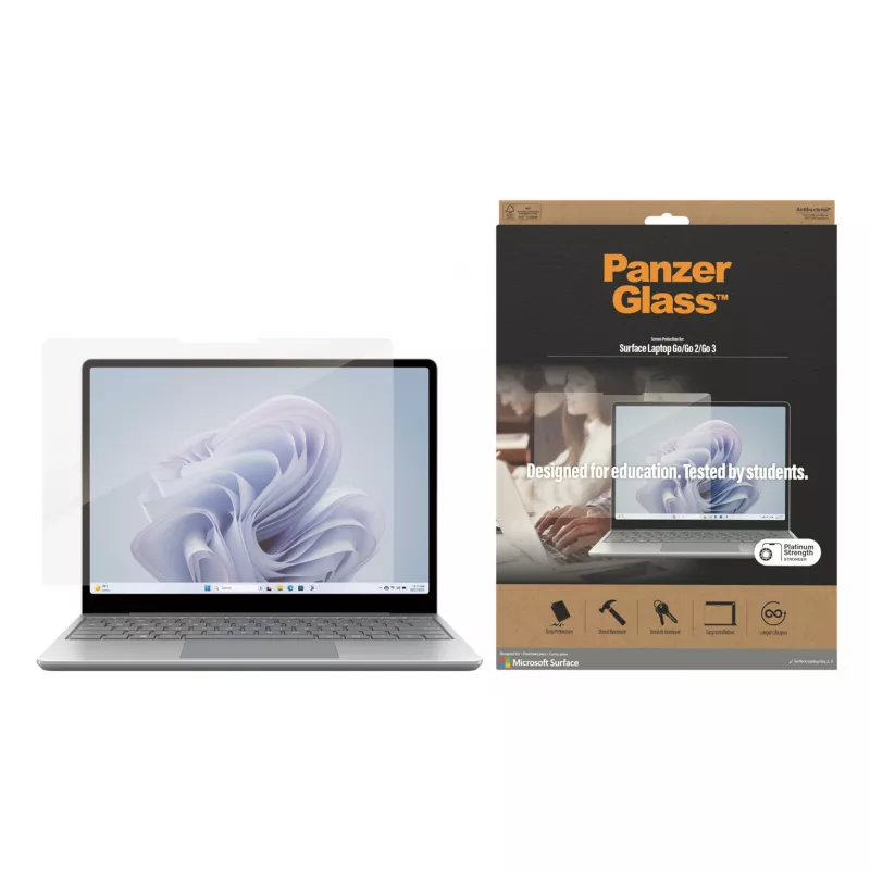 PanzerGlass ® ochronny ekranu Microsoft Surface Laptop Go3 | Go 2 | Go