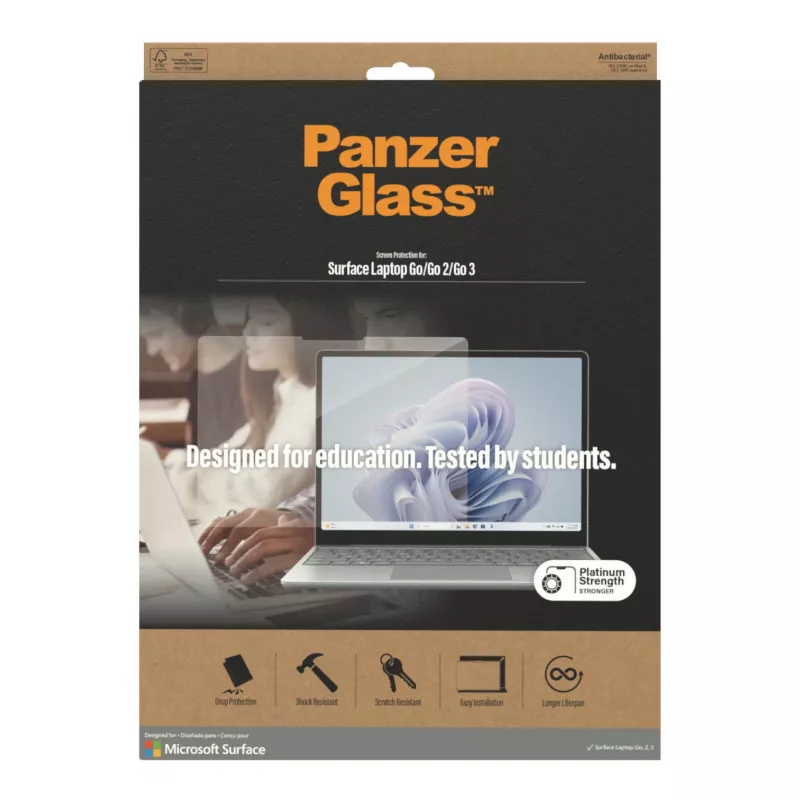 PanzerGlass ® ochronny ekranu Microsoft Surface Laptop Go3 | Go 2 | Go