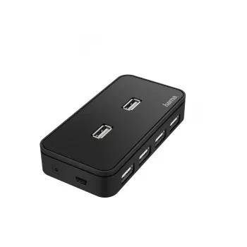 Hama Entry Line 00200123 hub USB, 7 x USB 2.0, stacjonarny
