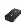 Koncentrator USB HAMA 00200123 — 7-portowy koncentrator USB 2.0, 480 Mbit/s, czarny, kabel 1,1 m
