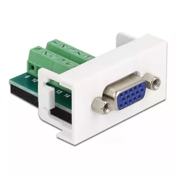 Moduł VGA żeński do listwy zaciskowej DeLOCK Easy 45 81346