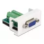 Moduł VGA żeński do listwy zaciskowej DeLOCK Easy 45 81346
