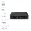 Przełącznik HDMI ACT 4K 3x1 Czarny 60Hz 1920x1080 3840x2160