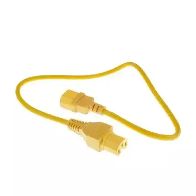 ACT Kabel zasilający C14 - C15 żółty 0,6 m