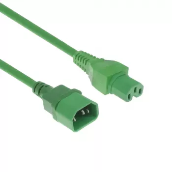Kabel zasilający ACT AK5306 1,2 m IEC C14 na IEC C15 250 V 10 A