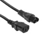 Kabel zasilający ACT C6 - C13 czarny 0,2 m 250 V 2,5 A